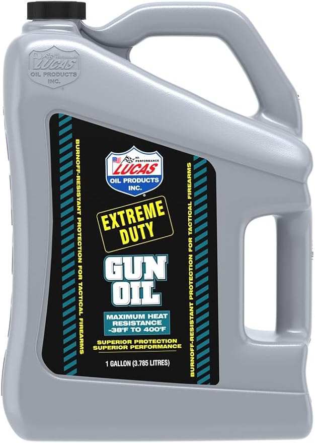 Lucas Oil 10876 Extreme Duty Gun Oil, 1 Gallon (Pack of 1)