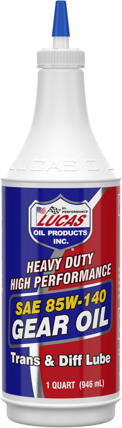 Lucas Oil 10042 Heavy Duty High Performance SAE 85W-140 Gear Oil - 1 Quart